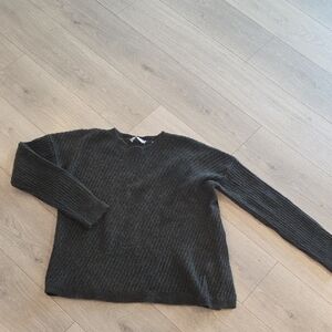 Vince Wool Blend Sweater With Slit